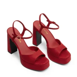 Dreamy Y2K-style Block Heel Platform Sandals