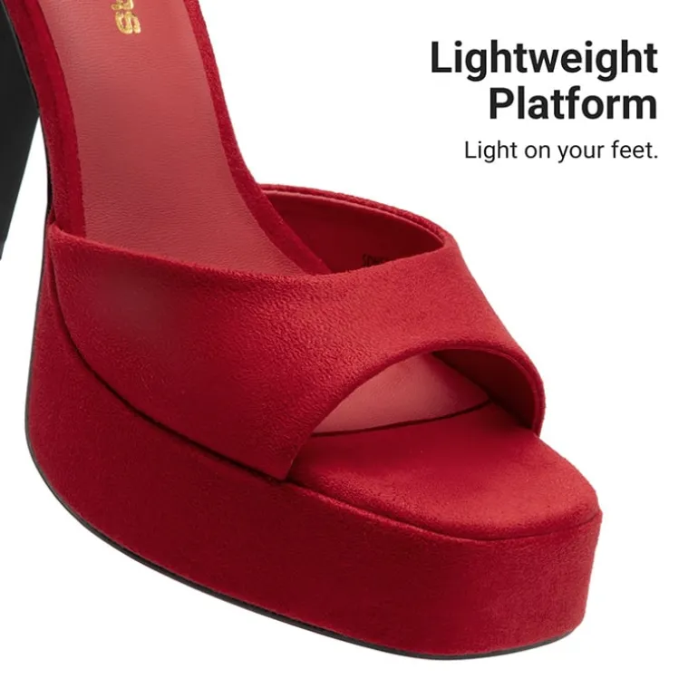 Dreamy Y2K-style Block Heel Platform Sandals