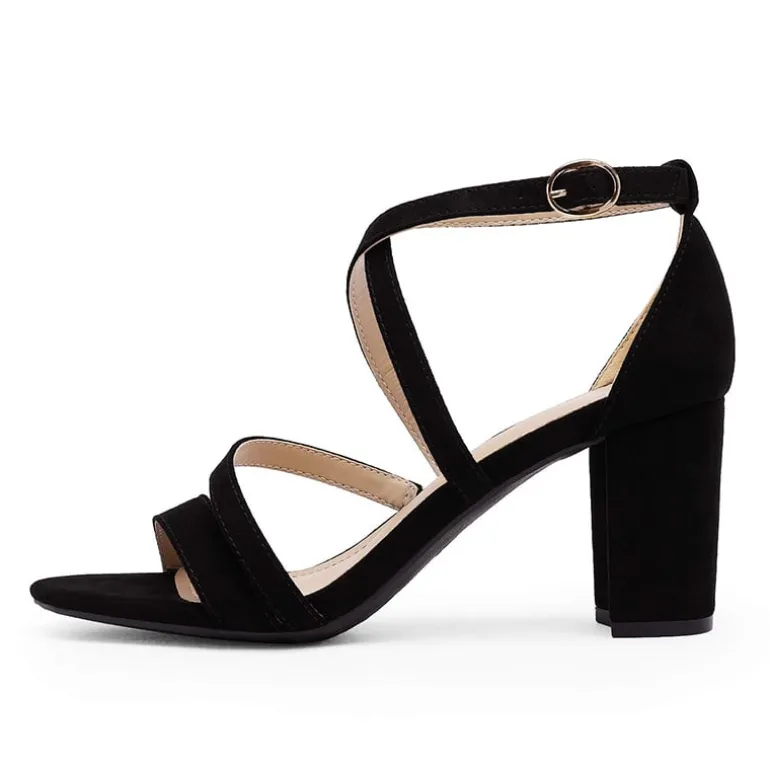 Dressy Chunky Strappy Sandals