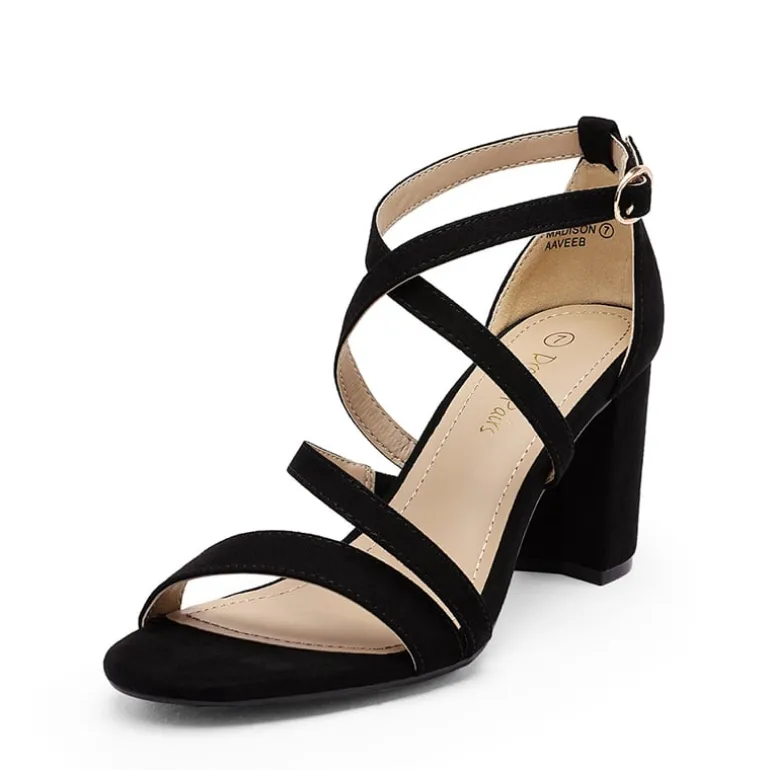 Dressy Chunky Strappy Sandals