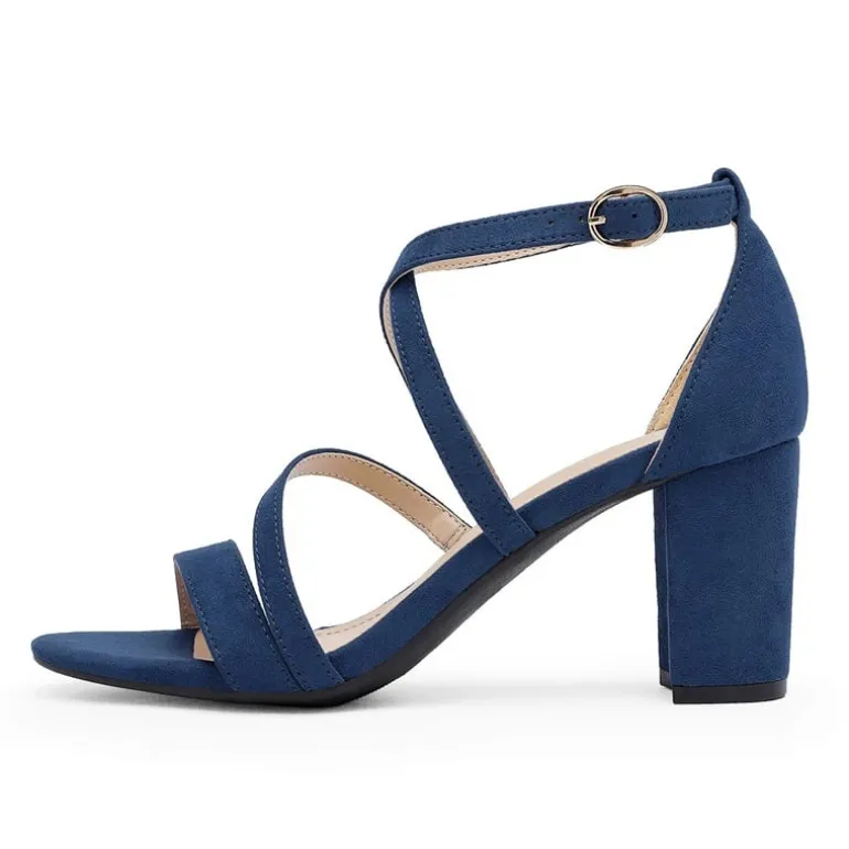 Dressy Chunky Strappy Sandals