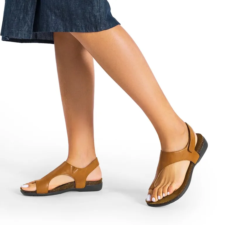 Dressy Thong Walking Flat Sandals