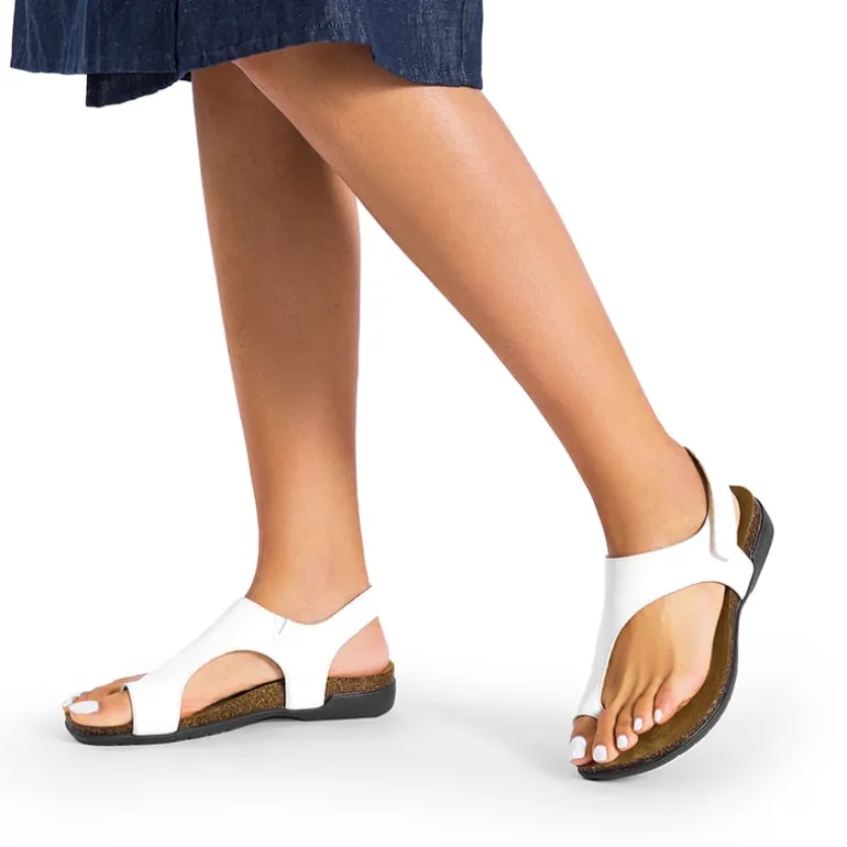 Dressy Thong Walking Flat Sandals