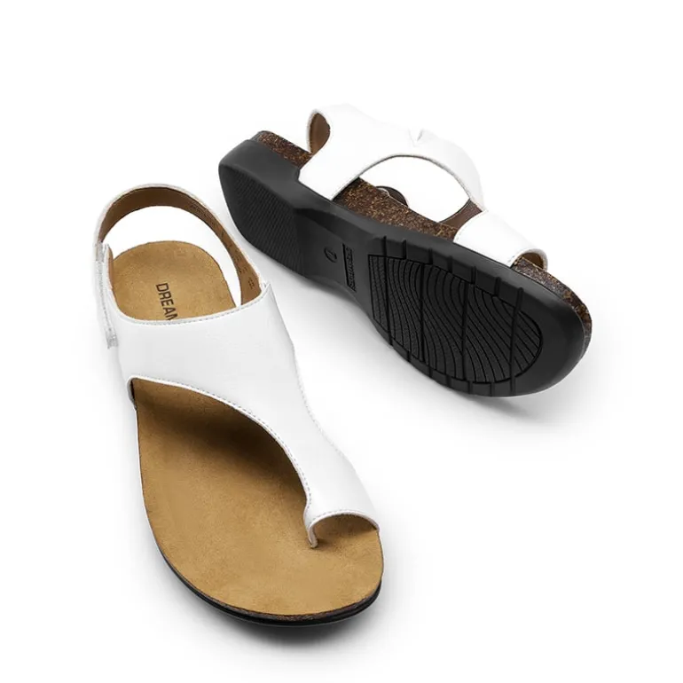 Dressy Thong Walking Flat Sandals