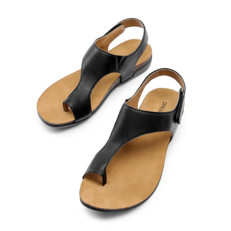 Dressy Thong Walking Flat Sandals