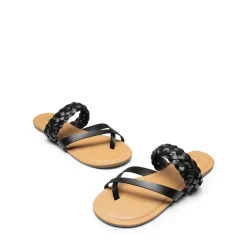 Durable Braided Slide Flat Sandals