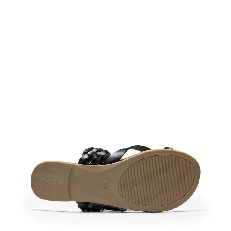 Durable Braided Slide Flat Sandals