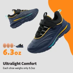 [DuraPlay Flex] Kids Protective High-Density Upper Running Shoes with Reflective Tape