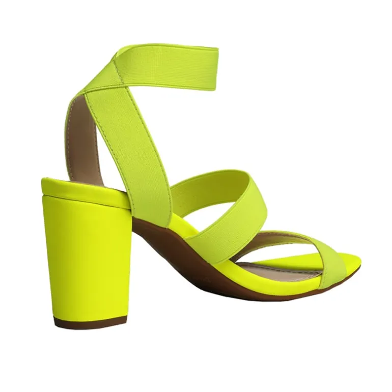 Elastic Chunky Strap Sandals