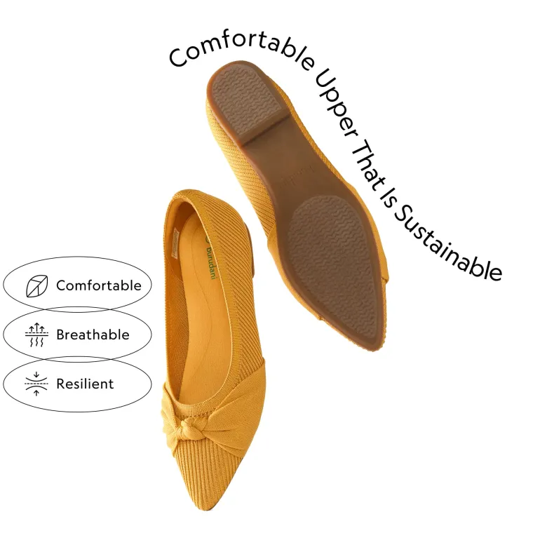Elegant Lightweight Bow Knitted Flat Shoes