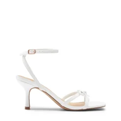 Elegant Square Toe Bow-heeled Sandal