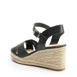 Espadrille Criss Cross Wedge Sandals