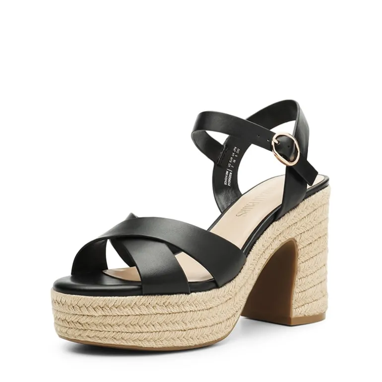 Espadrille Platform Chunky Heel Sandals