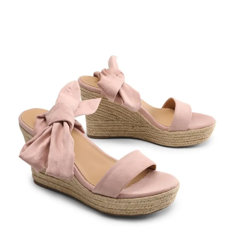 Espadrilles Ankle Tie Lace Up Platform Wedges