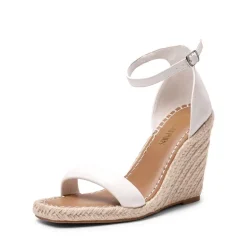 Espadrilles Square Toe Wedge Sandals