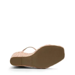 Espadrilles Square Toe Wedge Sandals