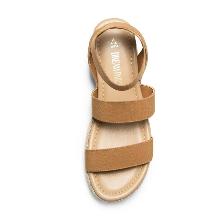 Espadrille Stretchy Straps Sandals