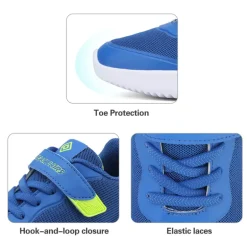 [EZ-Ons BreezeRunners] Breathable And Lightweight Kids Running Sneakers