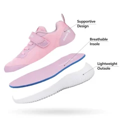 [EZ-Ons BreezeRunners] Breathable And Lightweight Kids Running Sneakers