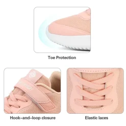 [EZ-Ons BreezeRunners] Breathable And Lightweight Kids Running Sneakers
