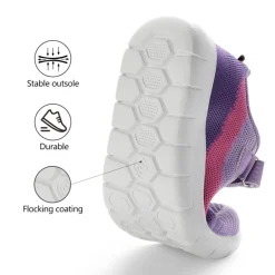 [EZ-Ons MagicZips] Kid's Breathable Lightweight Tennis Sneakers