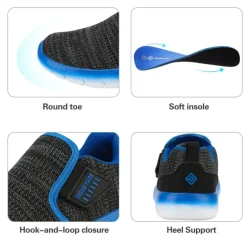 [EZ-Ons MightyMovers] Comfortable Kids Running Shoes