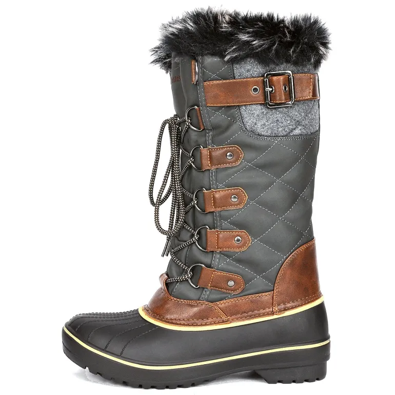 Faux Fur Lined Winter Boots