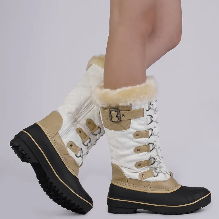 Faux Fur Lined Winter Boots