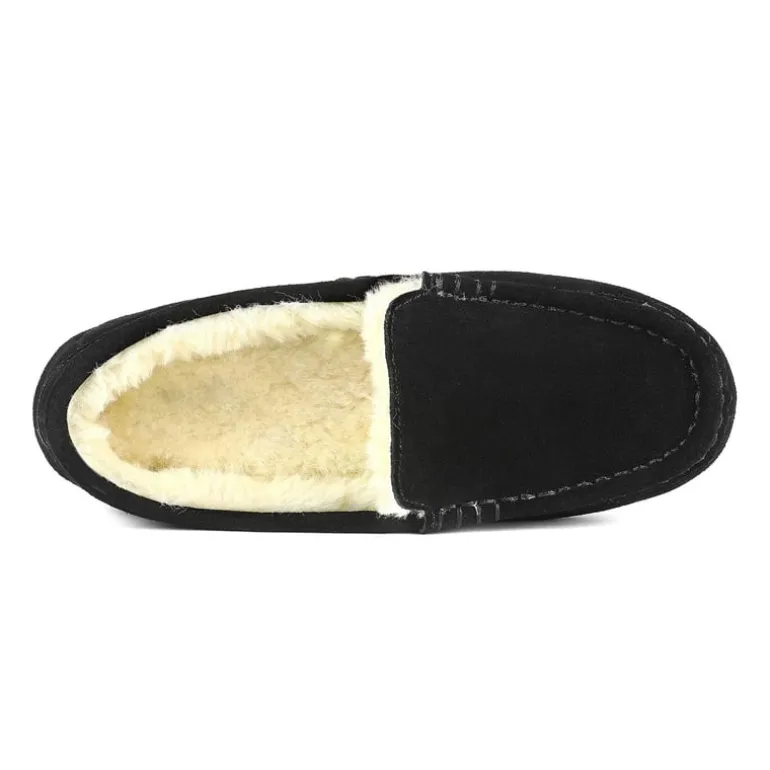 Faux Fur Moccasin Slippers