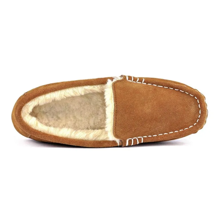 Faux Fur Moccasin Slippers