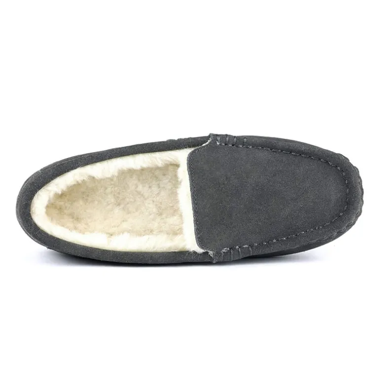 Faux Fur Moccasin Slippers