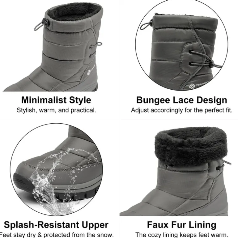 Faux Fur Waterproof Snow Boots