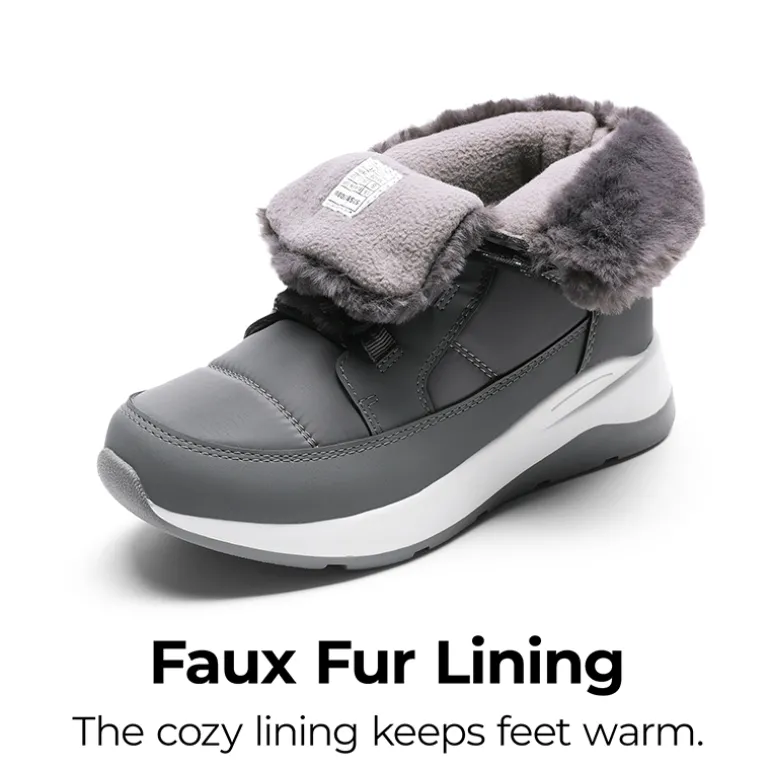Faux Fur Winter Ankle Boots