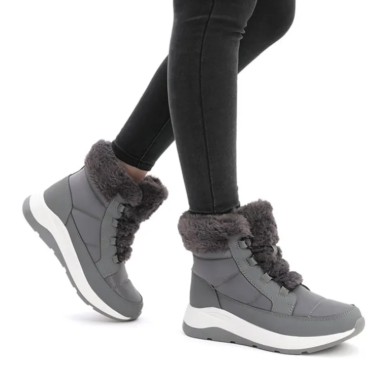 Faux Fur Winter Ankle Boots