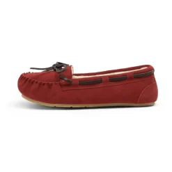 Faux Suede Moccasin Slippers
