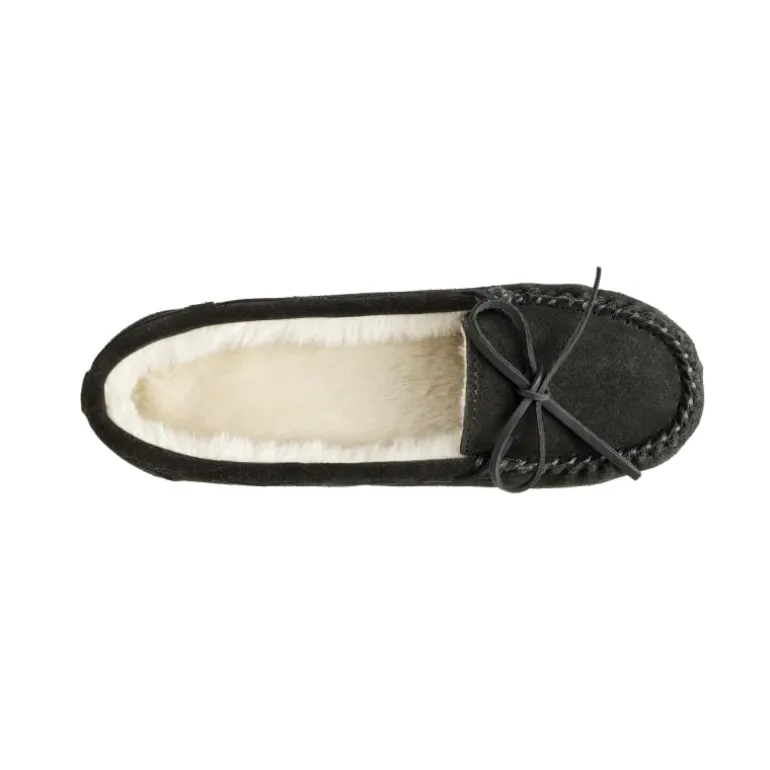 Faux Suede Moccasin Slippers