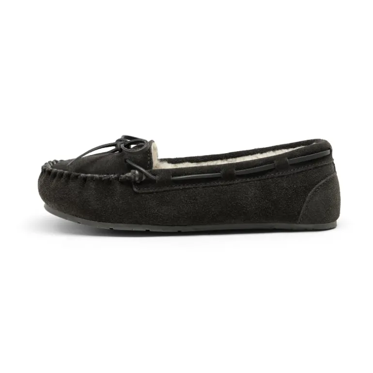 Faux Suede Moccasin Slippers