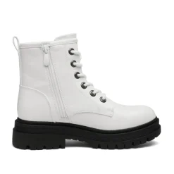 Flat Lace Up Ankle Combat Boots