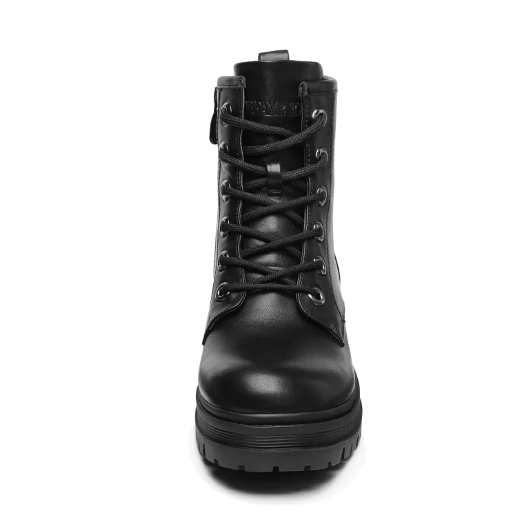 Flat Lace Up Ankle Combat Boots