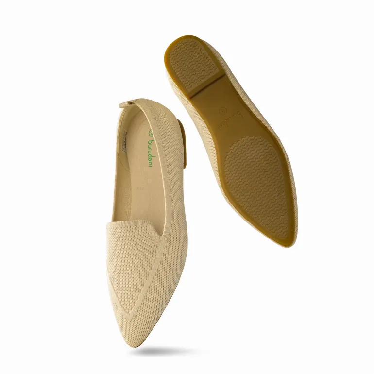 Flexible Pointed Toe Sustainable Loafers