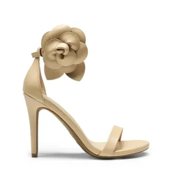 Floral Stiletto Heel Sandals