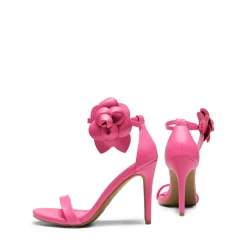 Floral Stiletto Heel Sandals