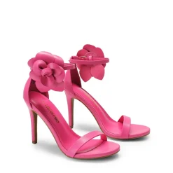 Floral Stiletto Heel Sandals