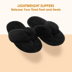Fluffy Flip Flop House Slippers