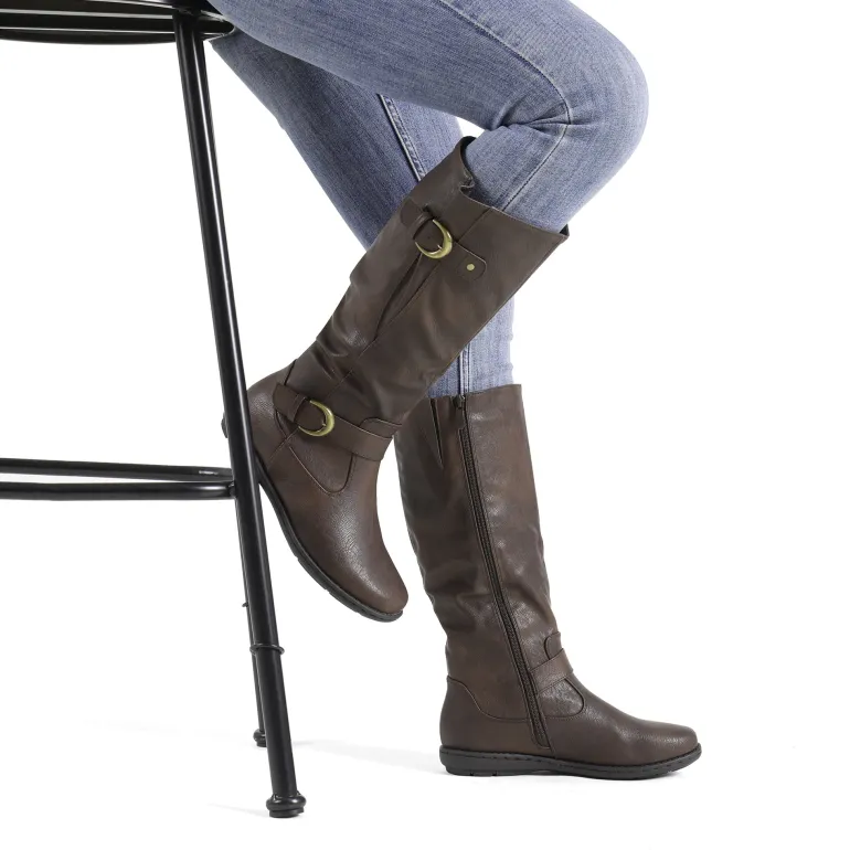 Fur Knee High Winter Boots