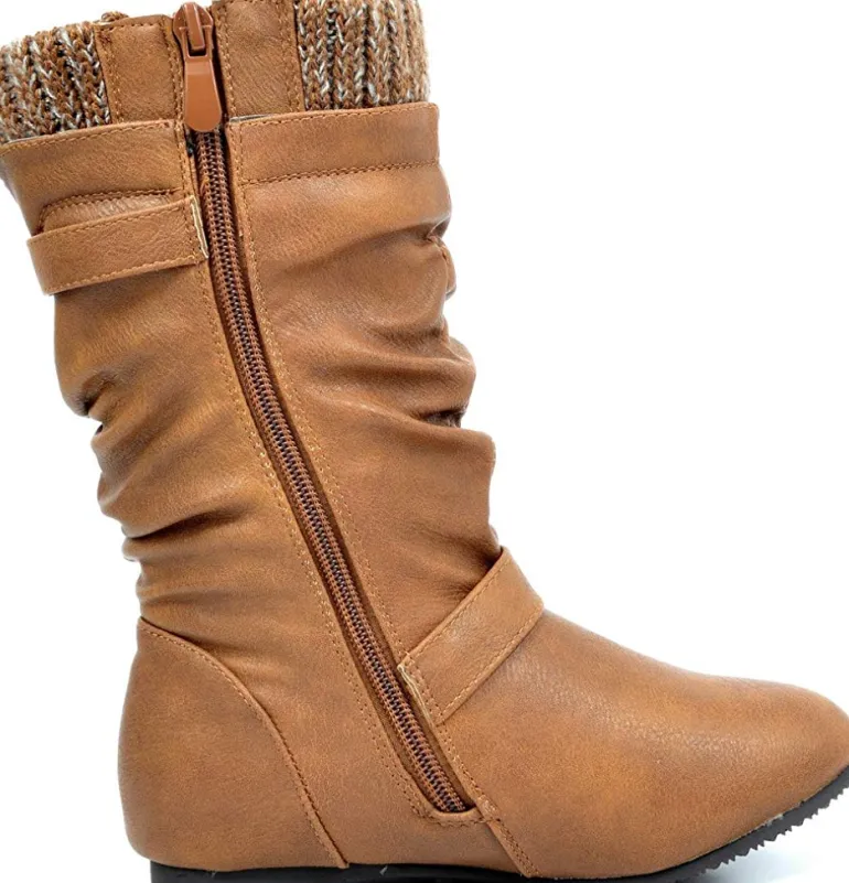Fur Lined Kids Winter Boots