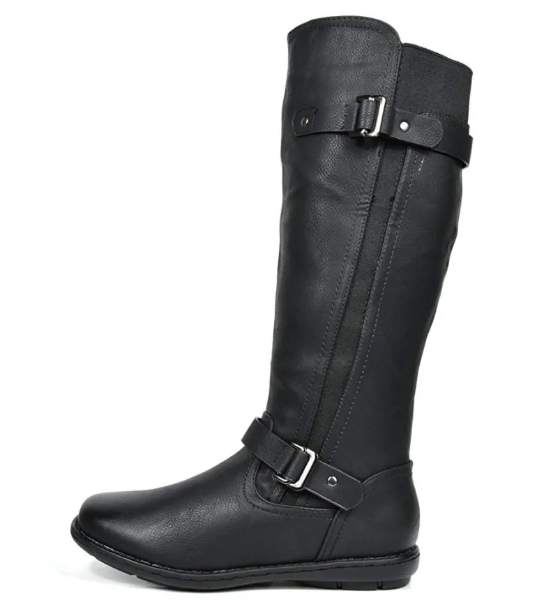 Fur Lined Knee High Boots
