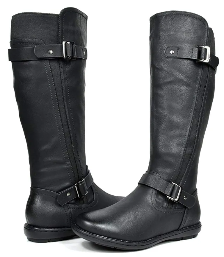 Fur Lined Knee High Boots