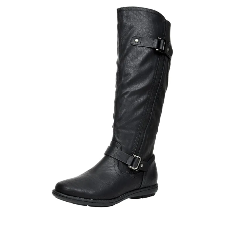 Fur Lined Knee High Boots