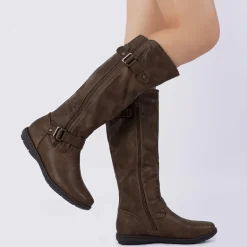 Fur Lined Knee High Boots